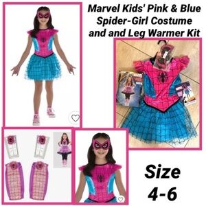 Marvel Kids Pink Spider Girl Costume & Leg Warmers